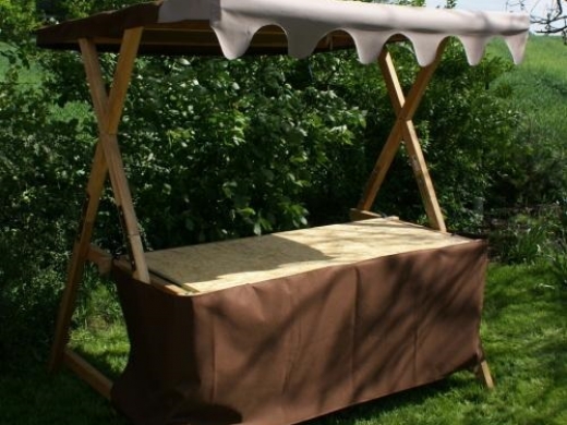 Prodejní stánek, skládací dřevěný 2x2m