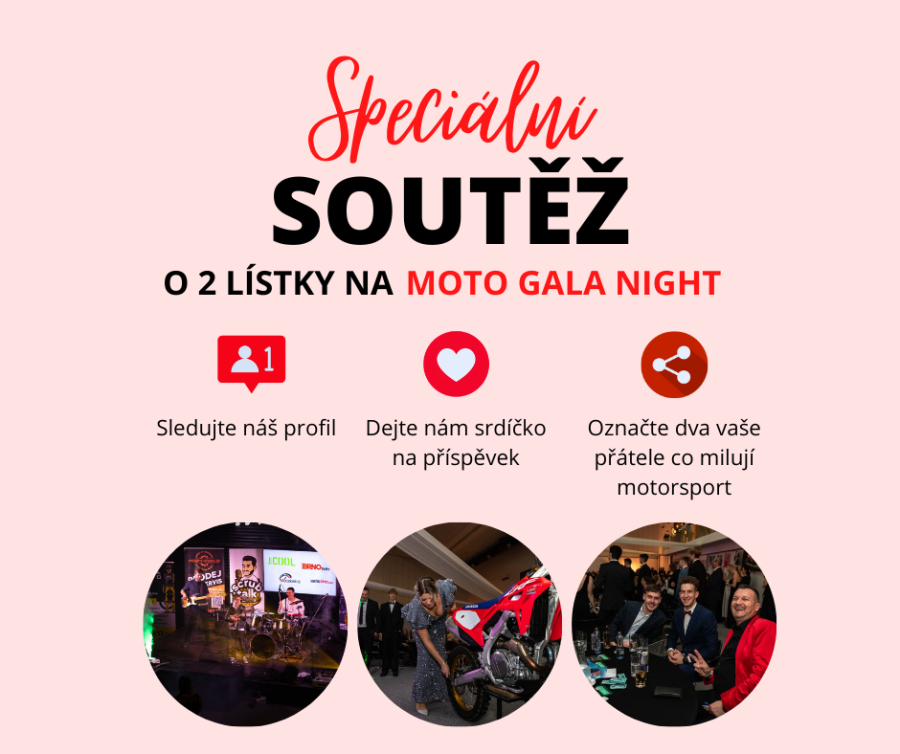 Soutěž o lístky na MOTO GALA NIGHT